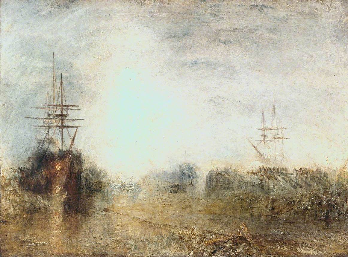 Whalers (Boiling Blubber) Entangled in Flaw Ice by J. M. W. Turner, Tate N00547